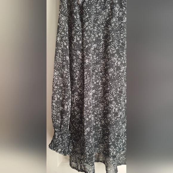 Hayden floral sheer womens blouse size large boho casual party bussines casual - Picture 4 of 9